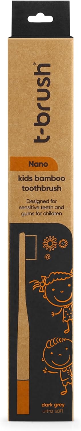 T-brush Nano Kids Toothbrush ( black) - Ultra Soft