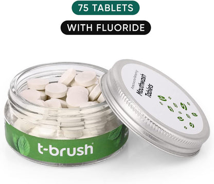 T-brush Mouthwash Tablets Spearmint ( 75 tablets)