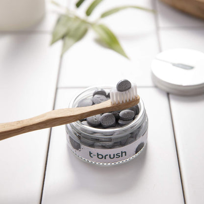 T-brush Activated Charcoal Toothpaste Tablets (90tablets)