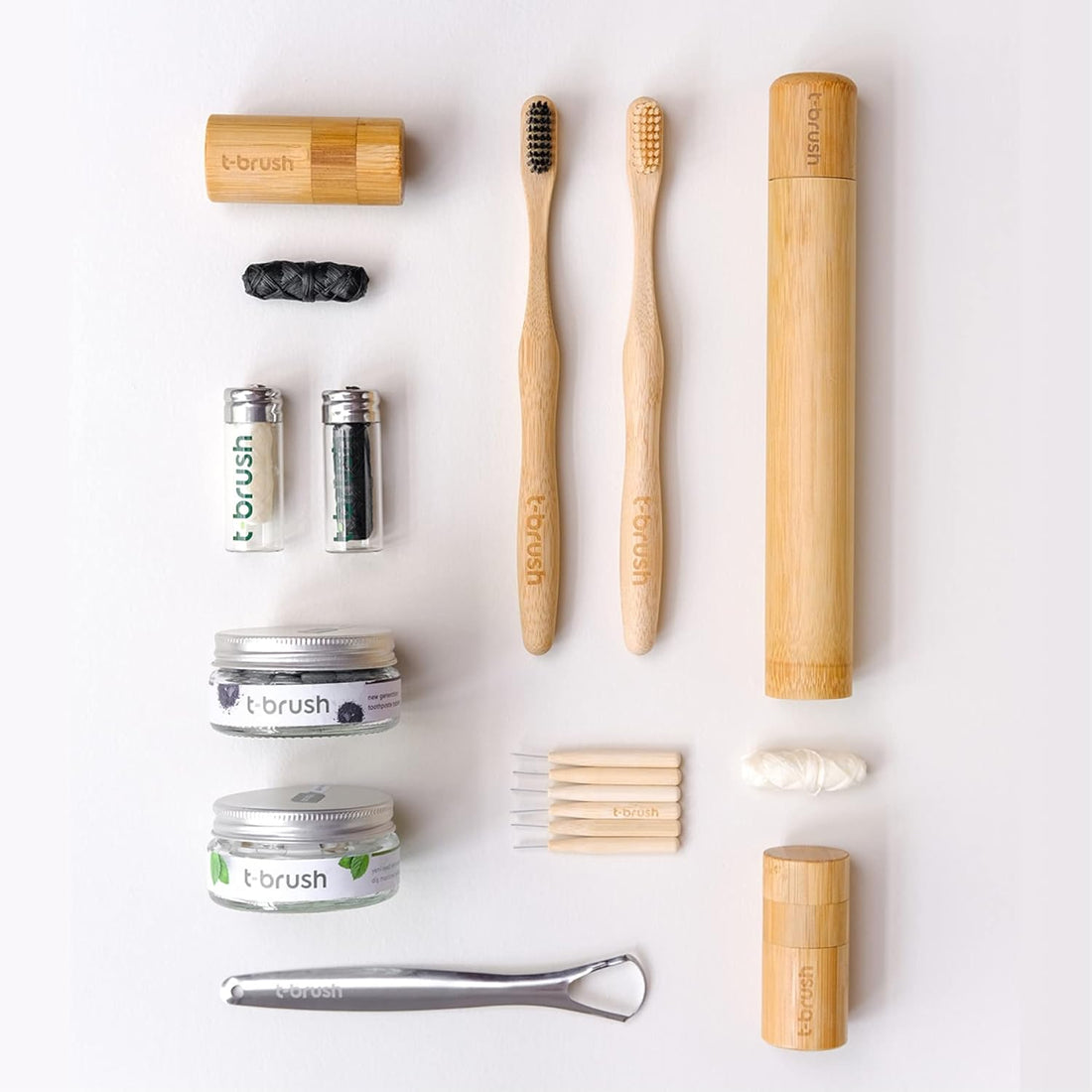 T-brush Mint Dental Floss Bamboo Box - 30m