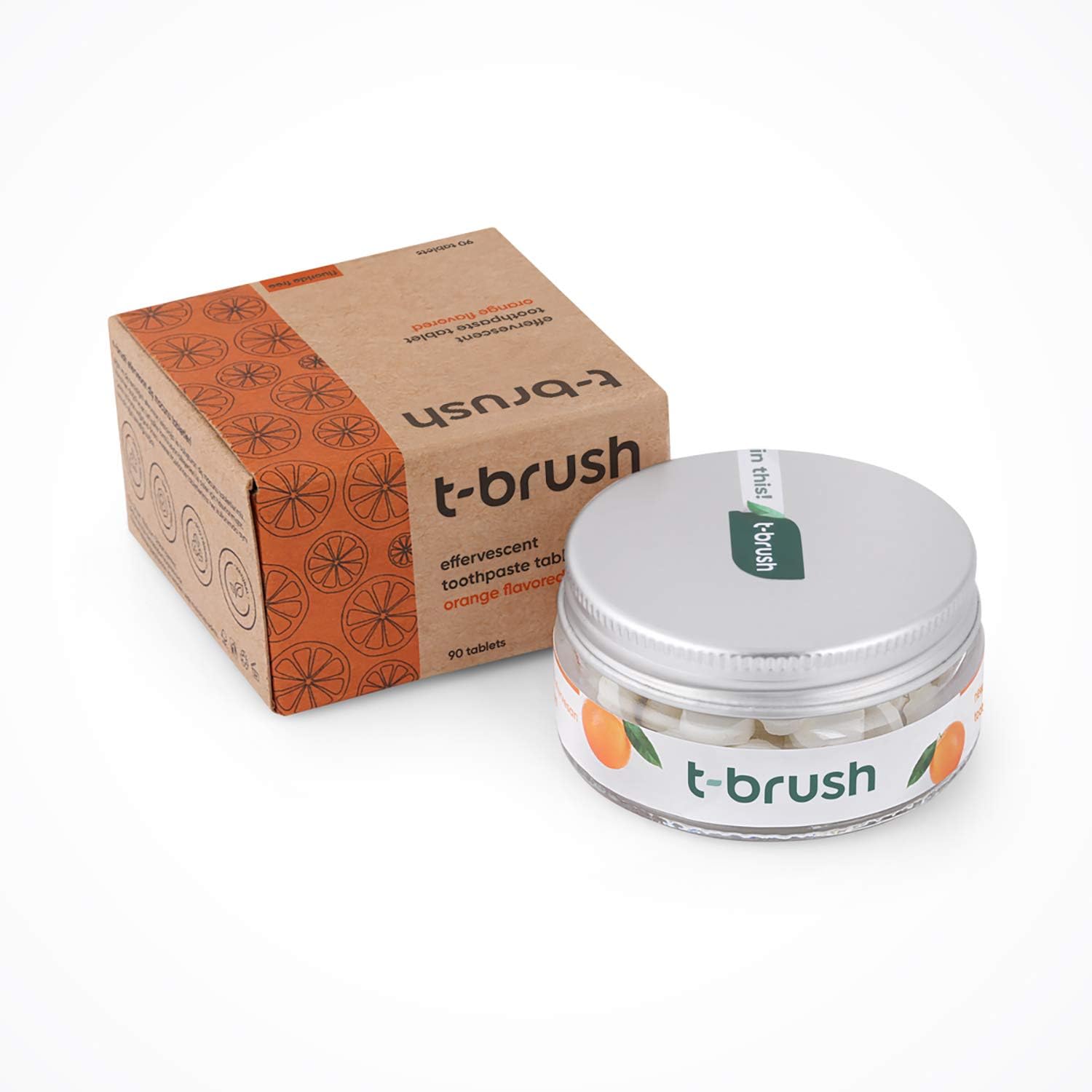 T-brush Orange Toothpaste Tablets (90 tablets)