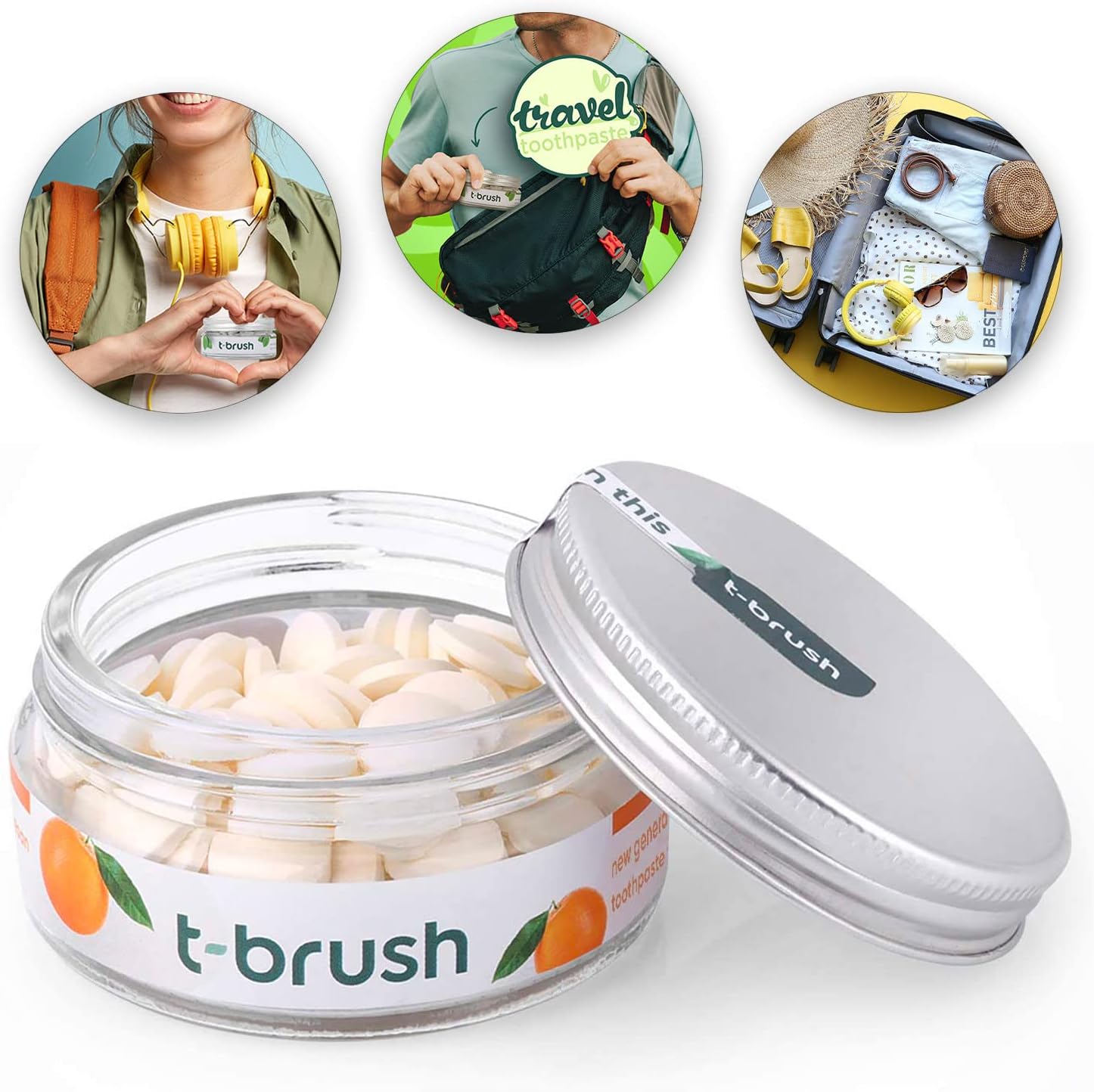 T-brush Orange Toothpaste Tablets (90 tablets)
