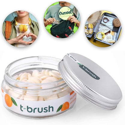 T-brush Orange Toothpaste Tablets (90 tablets)