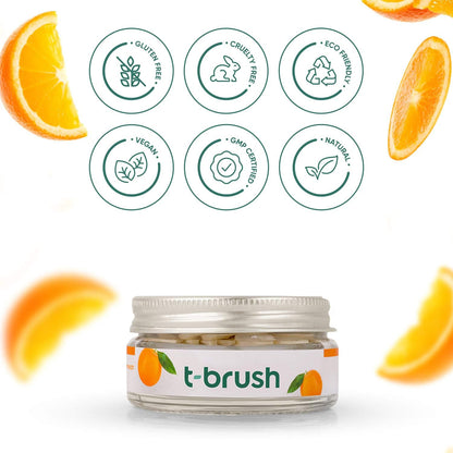 T-brush Orange Toothpaste Tablets (90 tablets)