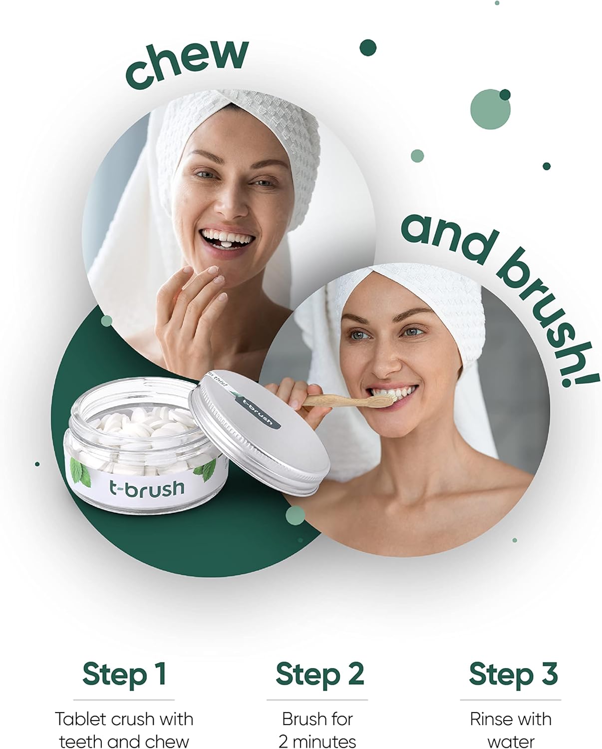 T-brush Mint Toothpaste Tablets ( 90 tablets)