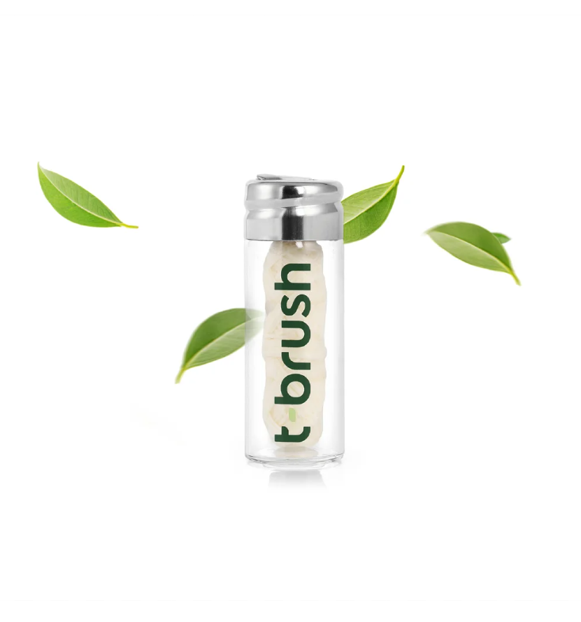 T-brush Mint Dental floss Glass Jar - 30m