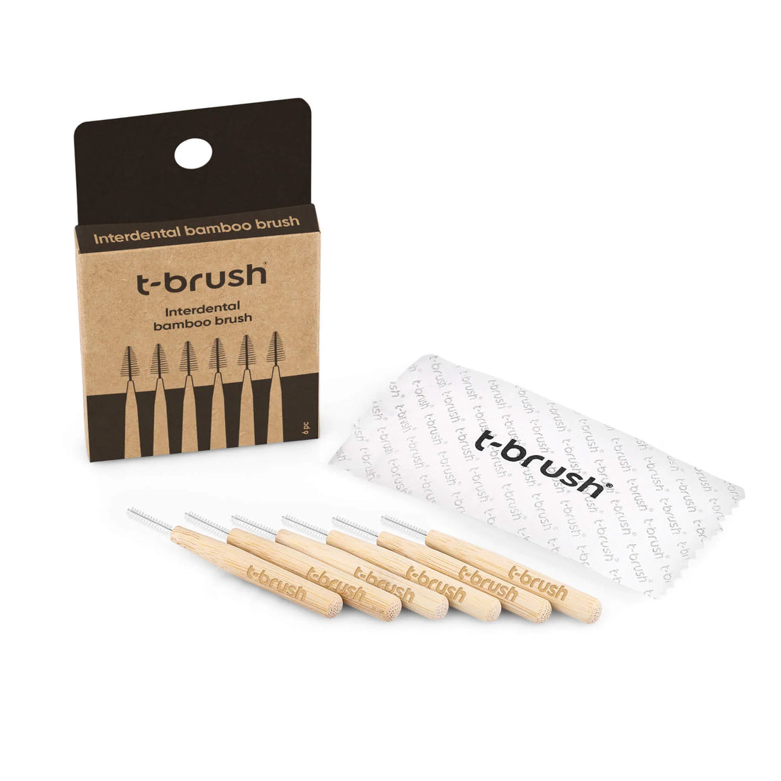 T-brush Interdantel Bamboo Brush