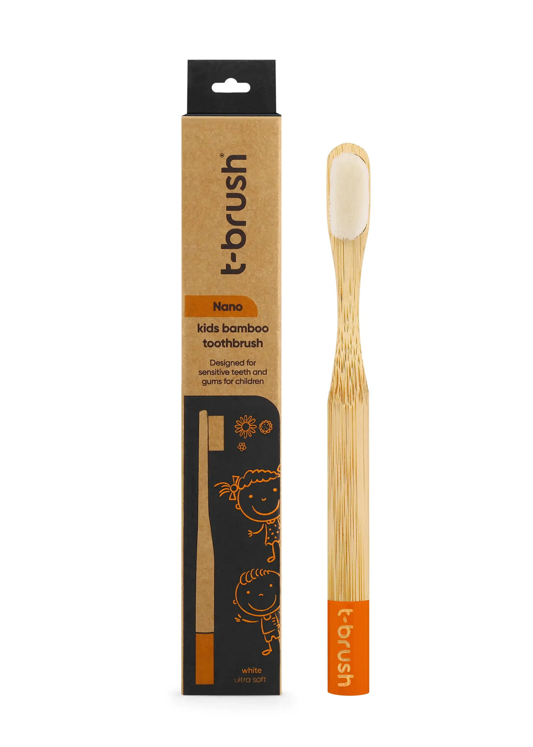 T-brush Nano Kids Toothbrush ( white) - Ultra Soft